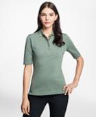 Brooks Brothers Women's Slim-fit Cotton Pique Polo