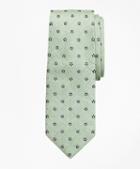 Brooks Brothers Silk And Linen Flower Tie