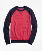 Brooks Brothers Supima Cotton Baseball Sweater