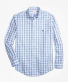 Brooks Brothers Men's Non-iron Brookscool Madison Fit Check Sport Shirt