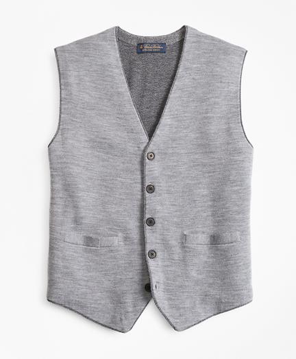 Brooks Brothers Merino Wool Sweater Waistcoat