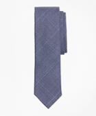 Brooks Brothers Windowpane Wool Twill Tie