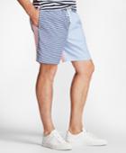 Brooks Brothers Men's Montauk 6 Fun Gingham Swim Trunks