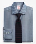 Brooks Brothers Men's Stretch Regular Fit Classic-fit Dress Shirt, Non-iron Pinstripe