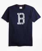 Brooks Brothers Lettered Slub Jersey T-shirt