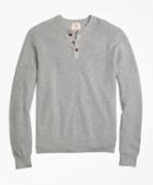 Brooks Brothers Cotton Henley Sweater