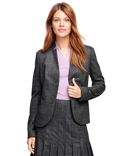 Brooks Brothers Saxxon Wool Plaid Jacket