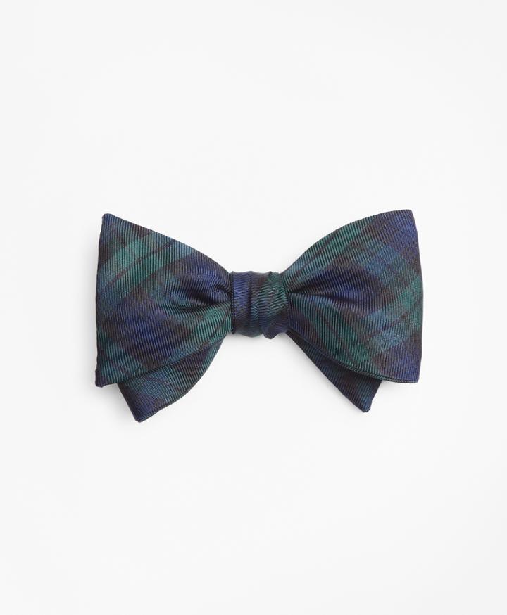 Brooks Brothers Men's Black Watch Tartan Bow Tie