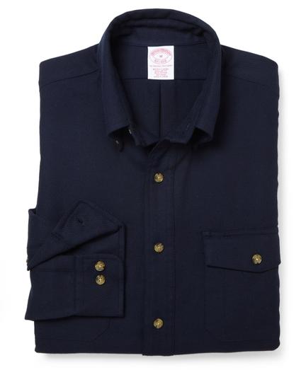 Brooks Brothers Regular Fit Brooksflannel  Double Pocket Sport Shirt