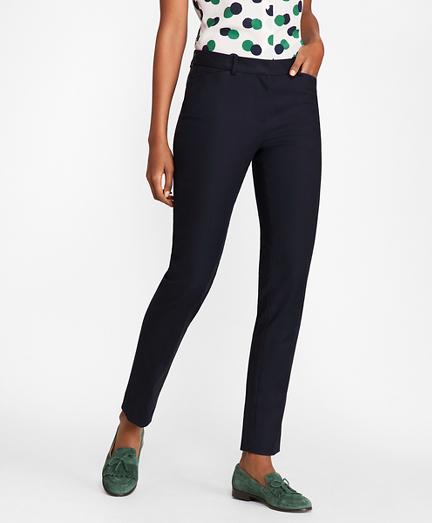 Brooks Brothers Petite Stretch Cotton Ankle Pants