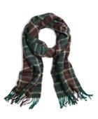 Brooks Brothers Men's Two-color Plaid Scarf