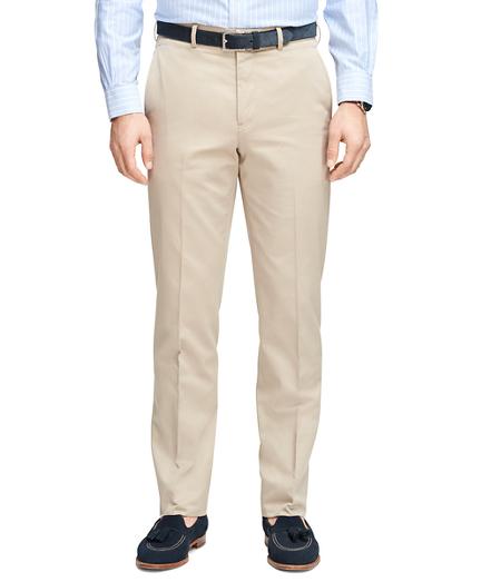 Brooks Brothers Regent Fit Own Make Tan Dress Trousers