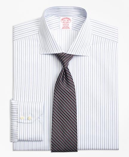 Brooks Brothers Non-iron Madison Fit Framed Music Stripe Dress Shirt