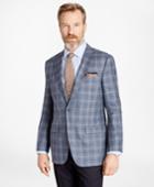 Brooks Brothers Men's Madison Fit Saxxon Wool Triple-check Sport Coat