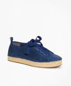 Brooks Brothers Suede Espadrille Sneakers