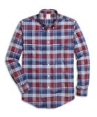 Brooks Brothers Non-iron Madison Fit Graphic Plaid Sport Shirt