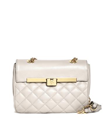 Brooks Brothers Small Quilted Calfskin Crossbody Bag
