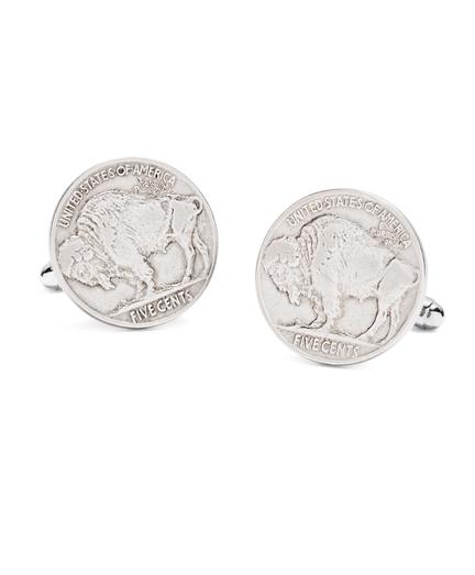 Brooks Brothers Vintage Buffalo Nickel Cuff Links