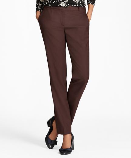 Brooks Brothers Straight-leg Stretch-wool Pants