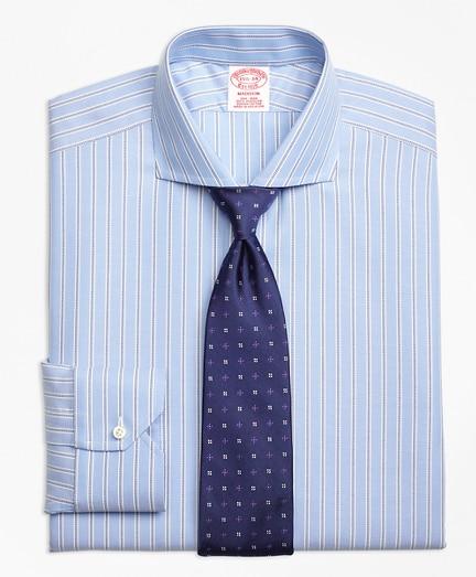 Brooks Brothers Madison Classic-fit Dress Shirt, Non-iron Royal Oxford Twin Stripe