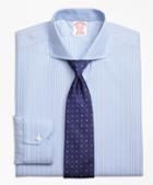 Brooks Brothers Madison Classic-fit Dress Shirt, Non-iron Royal Oxford Twin Stripe