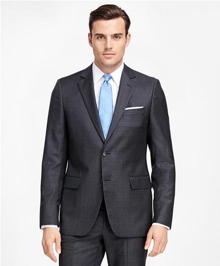 Brooks Brothers Fitzgerald Fit Plaid With Deco 1818 Suit