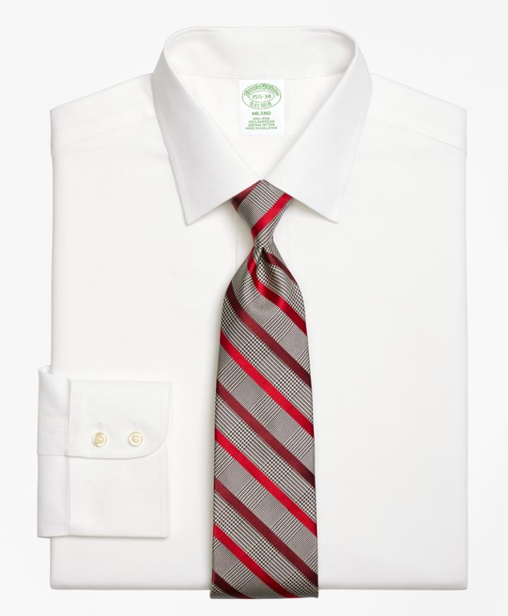 Brooks Brothers Men's Extra Slim Fit Slim-fit Dress Shirt, Non-iron Royal Oxford