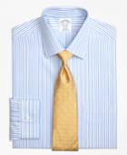 Brooks Brothers Men's Slim Fitted Dress Shirt, Non-iron Tonal Bengal Stripe