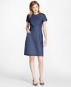 Brooks Brothers Women's Denim A-line Dress
