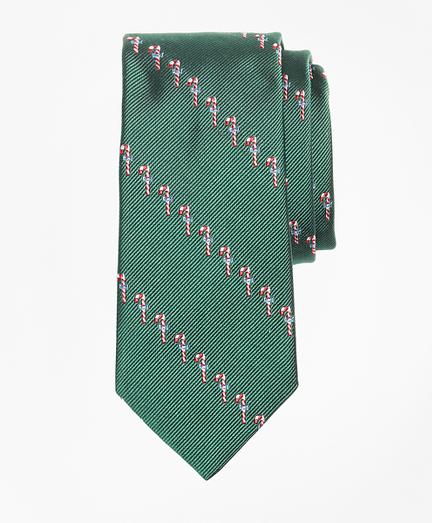Brooks Brothers Candy Cane Print Tie