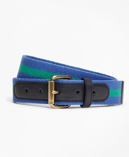 Brooks Brothers Elastic Casual Stripe Belt