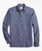 Brooks Brothers Indigo-dyed End-on-end Dobby Sport Shirt
