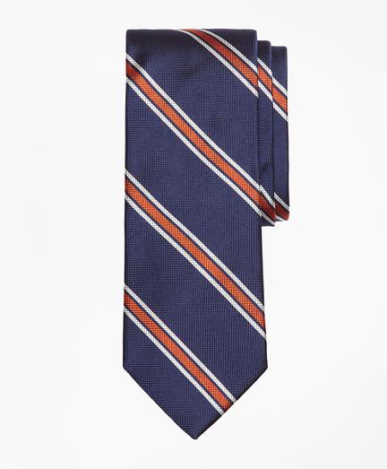 Brooks Brothers Textured Wide Split Stripe Tie