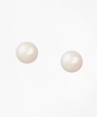 Brooks Brothers Glass Pearl Stud Earrings