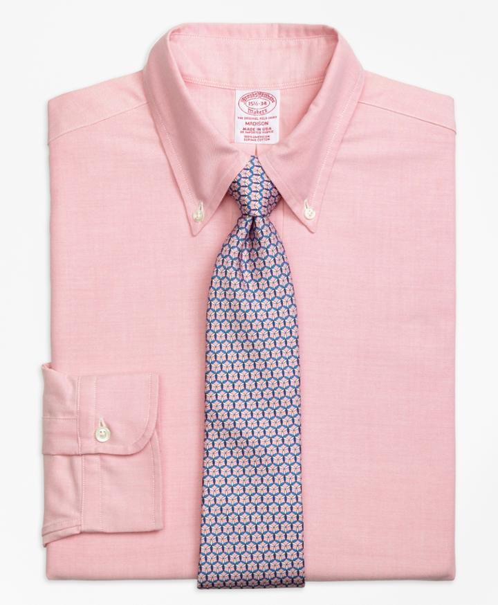 Brooks Brothers Men's Regular Fit Original Polo Button-down Oxford Dress Shirt