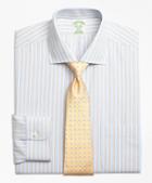 Brooks Brothers Non-iron Milano Fit Framed Track Stripe Dress Shirts