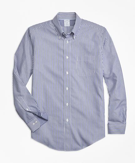 Brooks Brothers Non-iron Regent Fit Bengal Stripe Sport Shirt