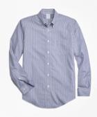 Brooks Brothers Non-iron Regent Fit Bengal Stripe Sport Shirt