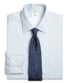 Brooks Brothers Non-iron Milano Fit Alternating Stripe Dress Shirt