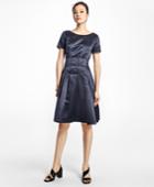 Brooks Brothers Women's Silk Fit-and-flare Dress