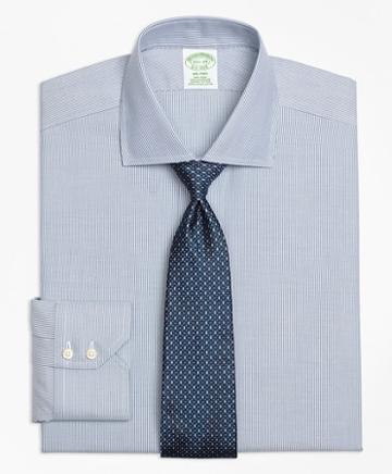 Brooks Brothers Milano Slim-fit Dress Shirt, Non-iron Mini-stripe