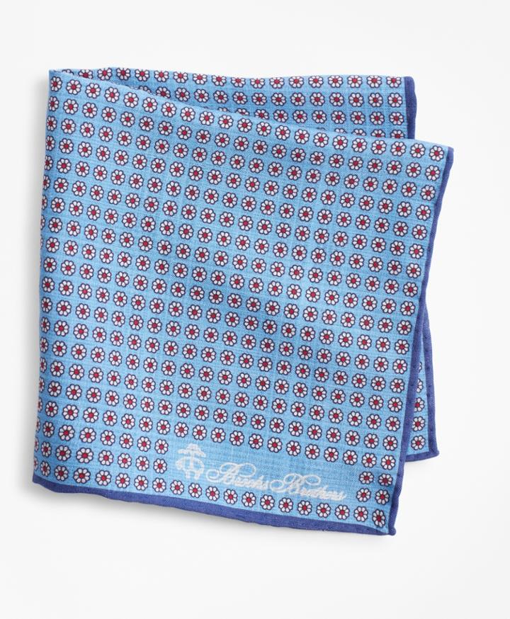 Brooks Brothers Men's Floral Pocket Square