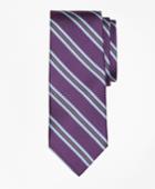 Brooks Brothers Men's Houndstooth Stripe Print  Tie