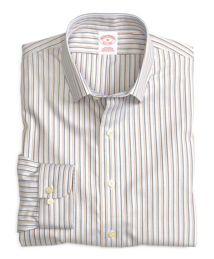 Brooks Brothers Non-iron Regular Fit Multistripe  Sport Shirt