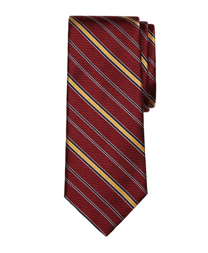 Brooks Brothers Men's Alternating Stripe Tie