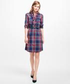 Brooks Brothers Plaid Shirt Dress