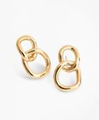 Brooks Brothers Gold-plated Chain Earrings