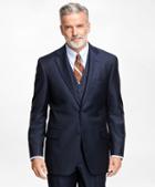 Brooks Brothers Madison Fit Saxxon Wool Alternating Stripe Three-piece 1818 Suit