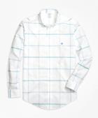 Brooks Brothers Non-iron Regent Fit Windowpane Sport Shirt