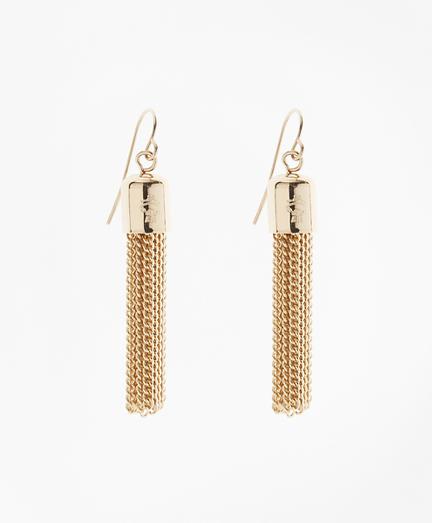 Brooks Brothers Tassel Drop Earrings